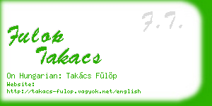 fulop takacs business card